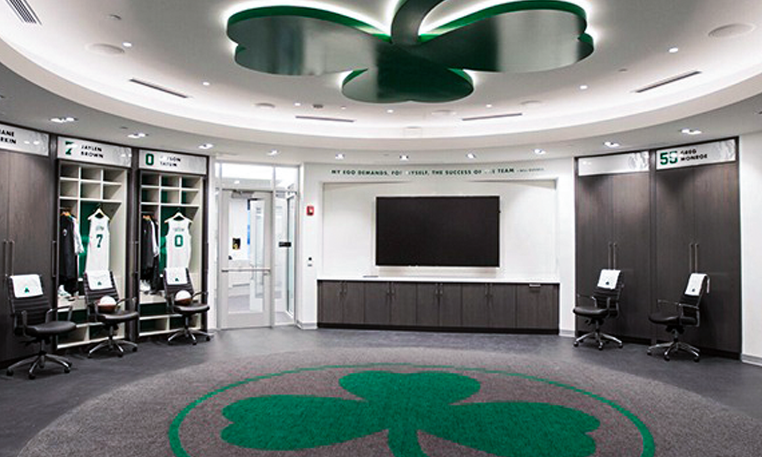 Recessed - Madison - Celtics dressing room clover